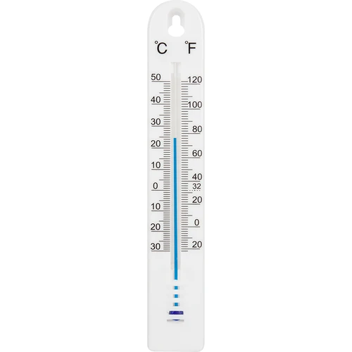 Univerzális hőmérő (-30 – +50 °C), 17 cm, fehér