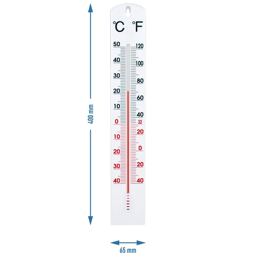 Univerzális hőmérő, fehér (-40 °C-tól +50 °C-ig), 40 cm - 2