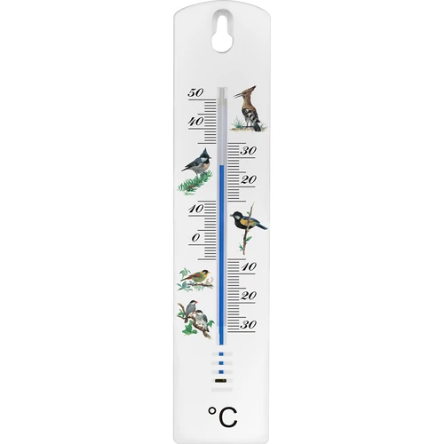 Univerzális hőmérő grafikával - madarak (-30 °C-tól +50 °C-ig) 20 cm