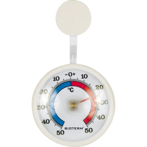 Univerzális, öntapadós hőmérő (-50 °C-tól +50 °C-ig) Ø 7,2 cm
