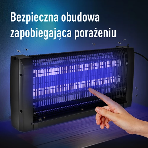 UVA rovarirtó lámpa 20 W, fekete - 7