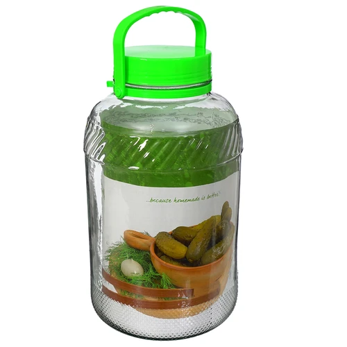 Üveg befőttesüveg 8 L, fogóval - 3