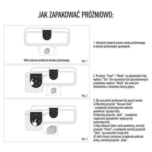 Vákuumcsomagoló – Prémium LED - 10