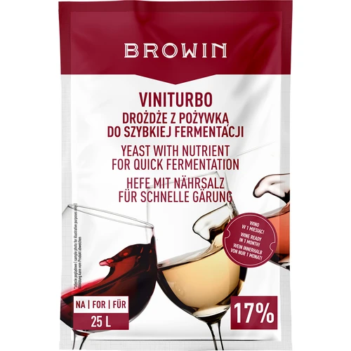 ViniTurbo - gyors erjesztéshez való élesztő, 20 g