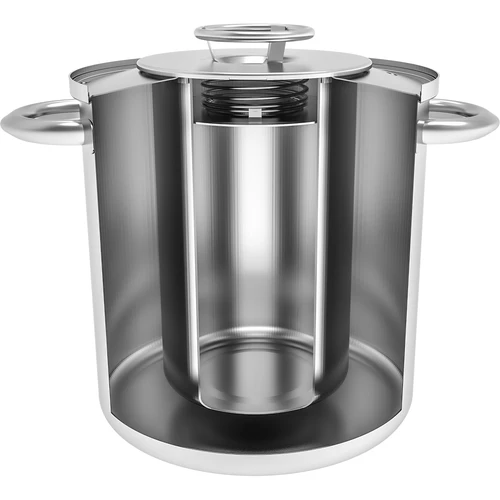 Vízköpenyes készlet – 1,5 kg-os sonkafőző + fazék - 3
