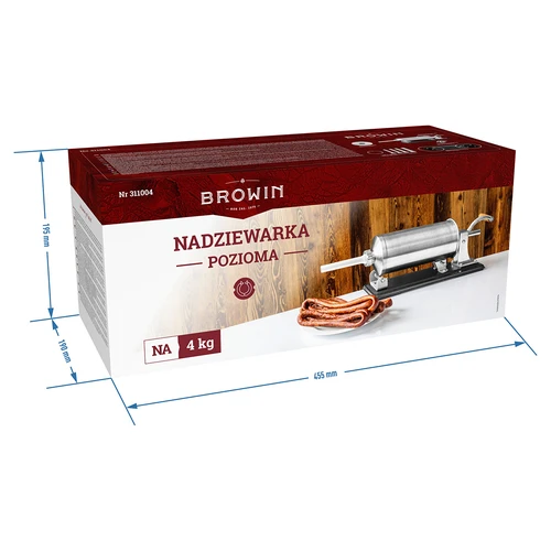 Vízszintes kolbásztöltő 4 kg - 11