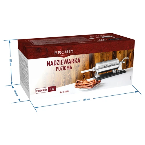 Vízszintes kolbásztöltő 5 kg - 11
