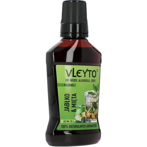 VLEYTO Menta & Alma – természetes aromákkal készült ízesítő esszencia, 250 ml - 3