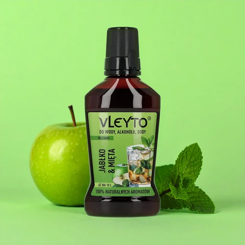 VLEYTO Menta & Alma – természetes aromákkal készült ízesítő esszencia, 250 ml - 4