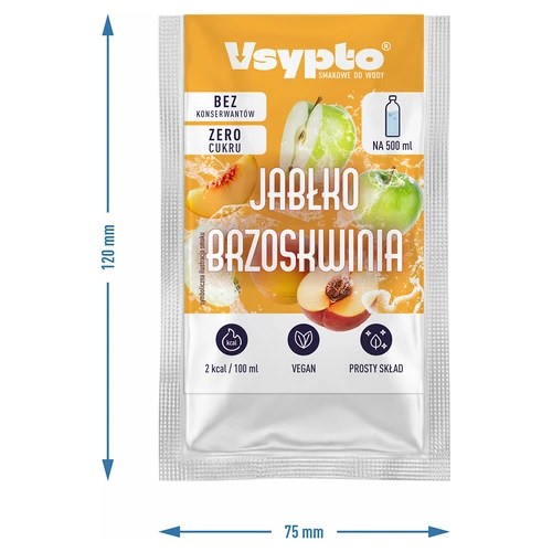 VSYPTO alma–őszibarack ízben, 3 g - 4