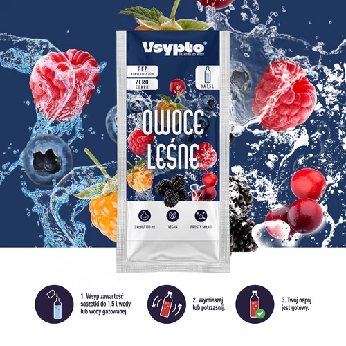 VSYPTO erdei gyümölcs ízű, 9 g - 6