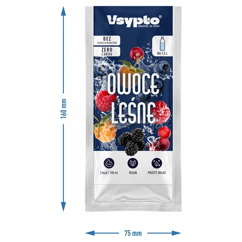 VSYPTO erdei gyümölcs ízű, 9 g - 4