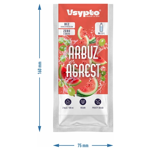 VSYPTO görögdinnye–egres ízű, 9 g - 4