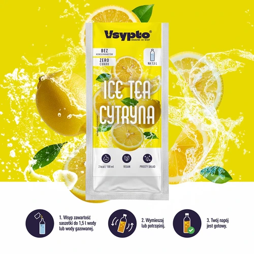 Vsypto Ice Tea Citrom ízű, 9 g - 6