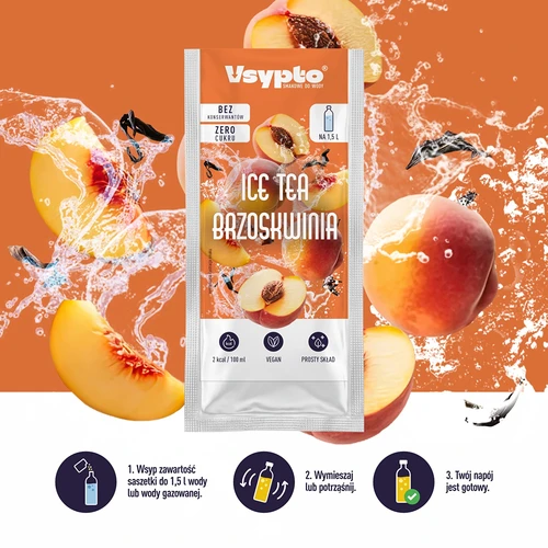 VSYPTO Ice Tea őszibarack ízű, 9 g - 6