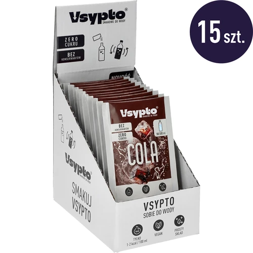 VSYPTO kóla ízű - vízízesítő por, 3 g - 10
