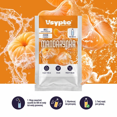 VSYPTO mandarin ízű, 3 g - 6