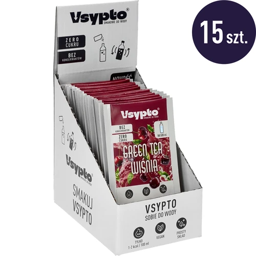 VSYPTO zöld tea–meggy ízű, 3 g - 10