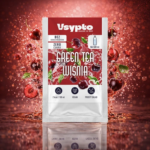 VSYPTO zöld tea–meggy ízű, 3 g - 5