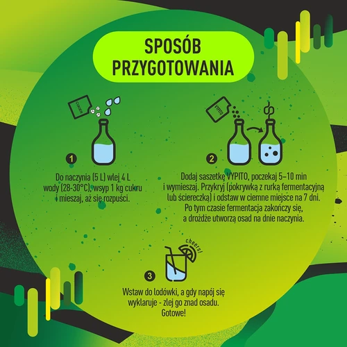 VYPITO 12%, 18 drinkhez elegendő tasak - Energiaital, 126 g - 5