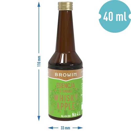 Whisky Apple ízű eszencia – 40 ml, 4 literhez - 7