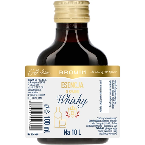 Whisky ízű esszencia 10 literhez, 100 ml - 4