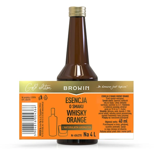 Whisky Orange ízű esszencia 4 L-hez - 40 ml - 6