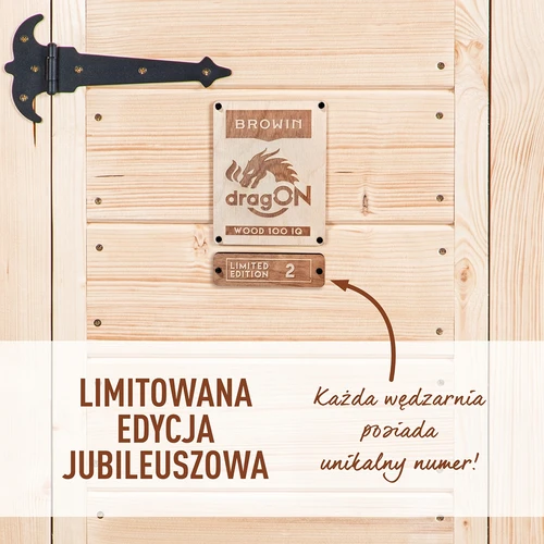Wi‑Fi-s füstölő, 200 L – dragON WOOD 100IQ elektromos fűtőmodullal és vezérlővel - 4