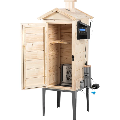 Wi‑Fi-s füstölő, 200 L – dragON WOOD 100IQ elektromos fűtőmodullal és vezérlővel - 2