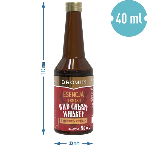 Wild Cherry Whiskey ízű esszencia 40 ml - 6